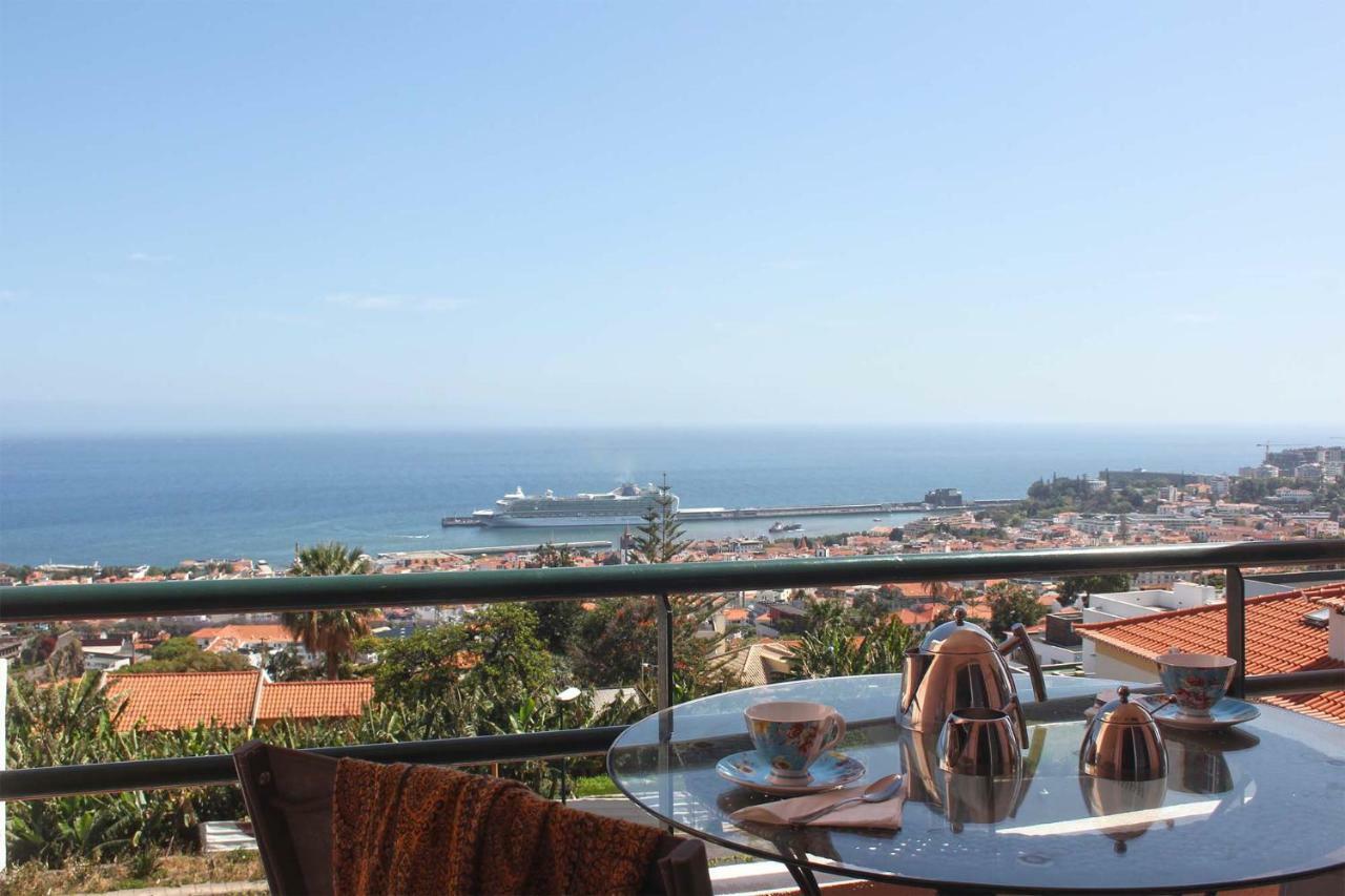 Stylish Apartment With Balcony And Amazing Views Over Funchal And The Sea Exteriör bild